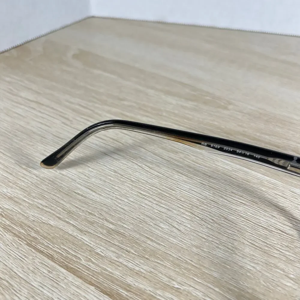 Ray-Ban RB5169 2034 Eyeglasses Black Clear Full Frames Only 54-16-140